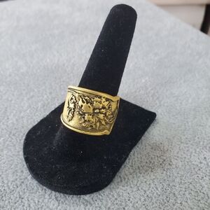 Gold Spoon Ring